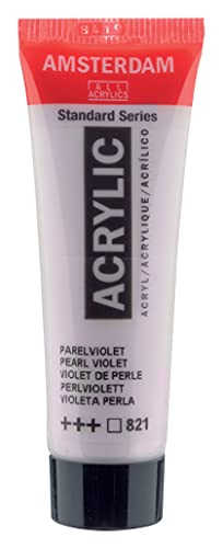 Amsterdam Standard Series Acrylic Tube 20ml Pearl Violet 821 (17048210) - color: Pearl Violet, size: 1 Count (Pack of 1)
