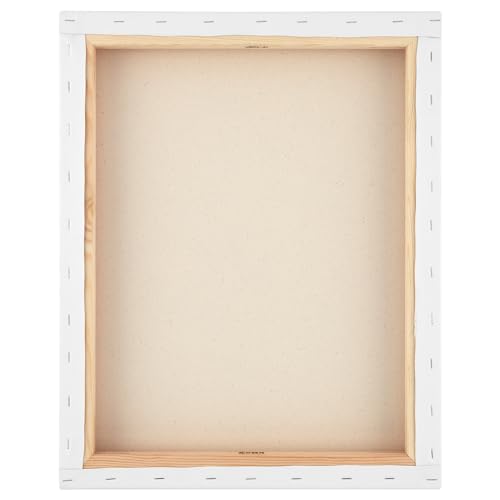 SoHo Urban Artist Heavyweight 18x24" Stretched Cotton Canvas 1.5" Deep - Triple Primed - Ideal for Acrylic and Oil Paint, 100% Cotton Canvas with Pine Stretcher Frame, Premium Art Canvas