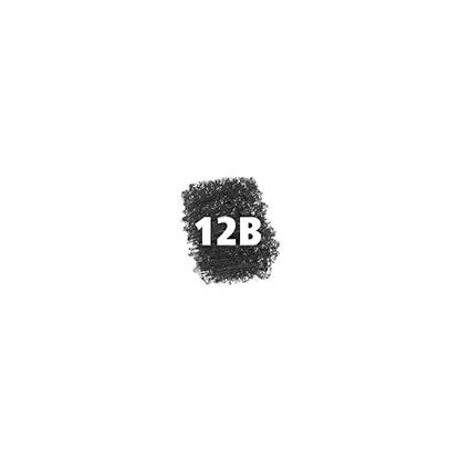 Staedtler Mars Lumograph 12B Graphite Art Drawing Pencil, Super Soft, Break-Resistant Bonded Lead, 12 Pack, 100-12B - color: 12B