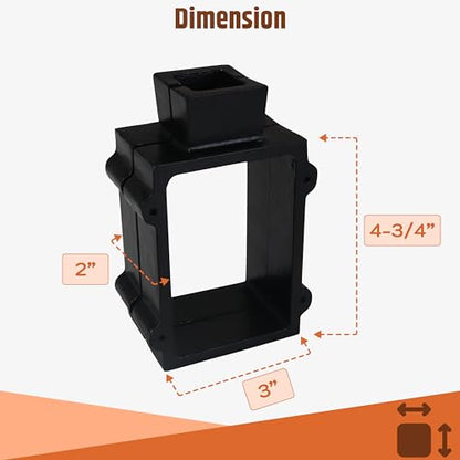 Simond Store 2 Part Sand Casting Mold - Cast Iron Casting Flask Mold for Jewelry Making Supplies for Metal Casting, Metal Casting Molds, Petrobond Casting Sand - size: 2 Part Flask Mold