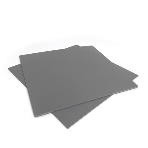Falling in Art 12 * 12 Linoleum Carving Blocks, 2 Pack Soft Stamp Rubber Blocks for Crafts and Artists Printmaking, Gray,1/8" Thick - color: Gray, size: 12'' x 12'' 2 Pack