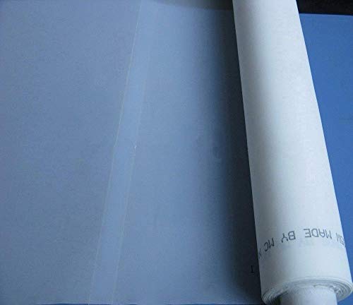 1 Yard 60 Mesh 50Inches Width Silk Screen Fabric (60Mesh (24T) White)
