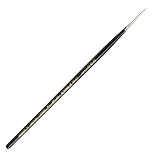 da Vinci Watercolor Series 10 Maestro Paint Brush, Round Kolinsky Red Sable, Size 5/0 - size: Size 5/0, style: Round Series 10