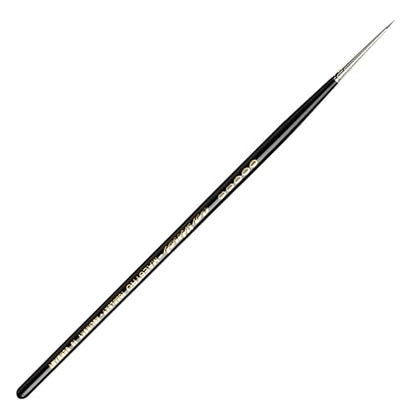 da Vinci Watercolor Series 10 Maestro Paint Brush, Round Kolinsky Red Sable, Size 5/0 - size: Size 5/0, style: Round Series 10