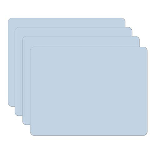 Silicone Placemats, Food-Grade Non-Slip Waterproof, Dining, Stain Resistant, Countertop Protector, Kitchen Counter Mat, Heat Resistant, Baking mat Dishwasher Safe (15.7x11.8Inch-4pack, Blue) - color: Blue, size: 15.7x11.8Inch-4pack