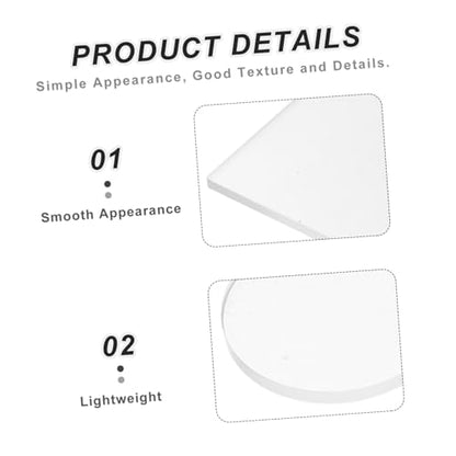 WRITWAA 4pcs Gel Printing Plates Gel Press Monoprinting Kit Reusable 8mm Thick 152x152mm for Scrapbooking Card Making and Artistic Printmaking Supplies
