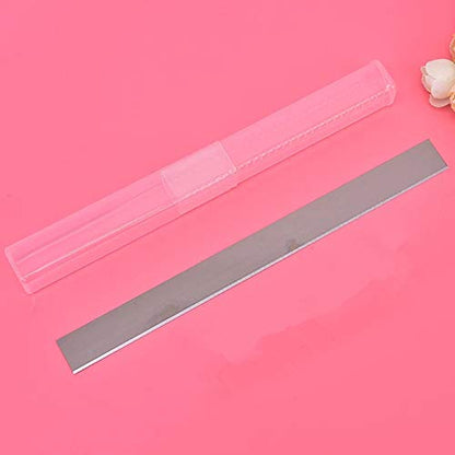 Clay Cutter Blade- 2 Pcs Set Flexible Stainless Steel Polymer Clay Cutters Blade Ceramic Shaping Modelling Sculpting Cutting Slicing Tools for DIY Pottery Craft (2PCS)
