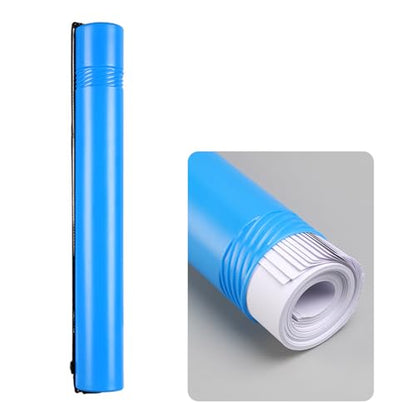 Telescoping Poster and Document Storage Tube, Extendable Carrying Case, Portable Art and Holder for Architect and Artist - color: Blue