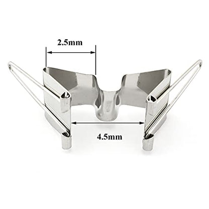 heyous 4pcs Stainless Steel Wet Canvas Clips Hold 2 Canvas Face to Face for Oil Painting Frame Art Supplies