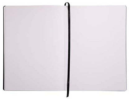 Rhodia Touch Leatherette Bristol Softcover Notebook, A4, Portrait, Plain 32 Sheets - size: A4