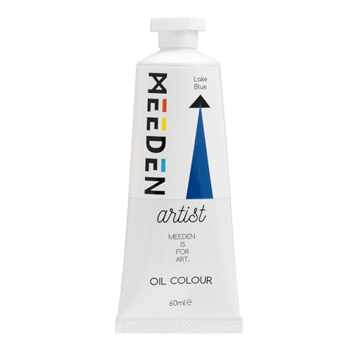 MEEDEN Artist Grade Oil Paint: Lake Blue - 60ml/2oz Tube - Professional Art Paints for Canvas Painting - color: Lake Blue, style: 60ml/2oz
