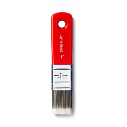 Falling in Art Flat Paddle Paint Brush, Scale Brush for Oil and Acrylic Paints,1 Inch - color: Flat, size: 1''