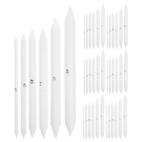 Anneome 42pcs Art Blending Stumps and Tortillions Drawing Tools for Artists and Beginners, Paper Sketch Blenders Set for Charcoal Shading, Smudging, and Drawing Accessories