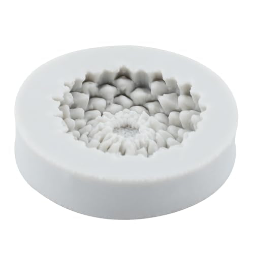 Flower Polymer Clay Mold Chrysanthemum Clay Molds Chrysanthemum Flower Silicone Mold for DIY Crafts Air Dry Plaster Jewelry Making Epoxy Resin Casting - color: Style D