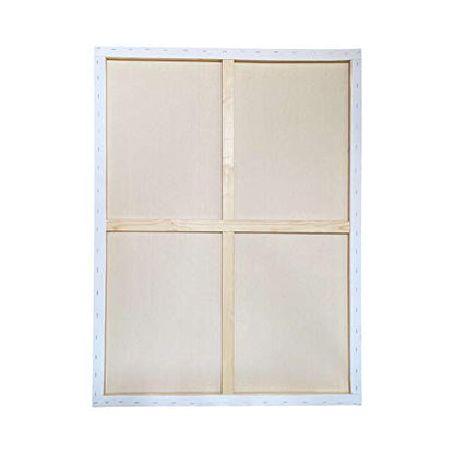 milo Pro Stretched Artist Canvas | 24x36 inch | Pack of 4 | 3/4” inch Thick Studio Profile | Ready to Paint 11 oz Primed Heavy Duty Large Canvas Art Supplies for Painting - size: 24" x 36" Pack of 4