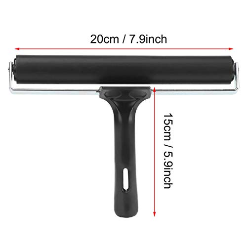 Rubber Brayer Roller Paint Brush Ink Applicator Art Craft Oil Painting Tool large brayer roller Art Rubber Roller Brayer,Rubber Brayer Roller for Printmaking Rodillos de Pintura