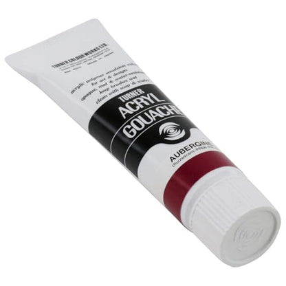 Turner Colour Works Acryl Gouache Artist Acrylic Paint - Single 40 ml Tube - Aubergine - color: Aubergine, style: 40ml