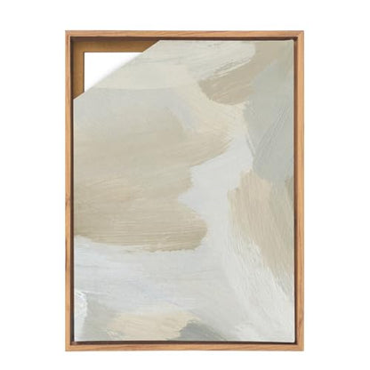 Canvas Floating Frame, Canvas Frame 0.75 inches deep Floater for Canvas Panel Oil Painting Wall Art Prints (Natural Wood, 11.8x15.7) - color: Natural Wood, size: 11.8x15.7