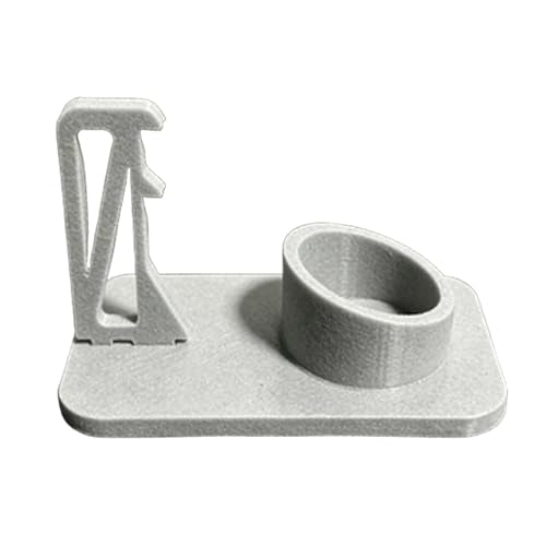 Paint Storage Rack Paint Holder for Miniature Models with Brush Drying Rack and Secure Bottle Slot Organizers - color: Gray