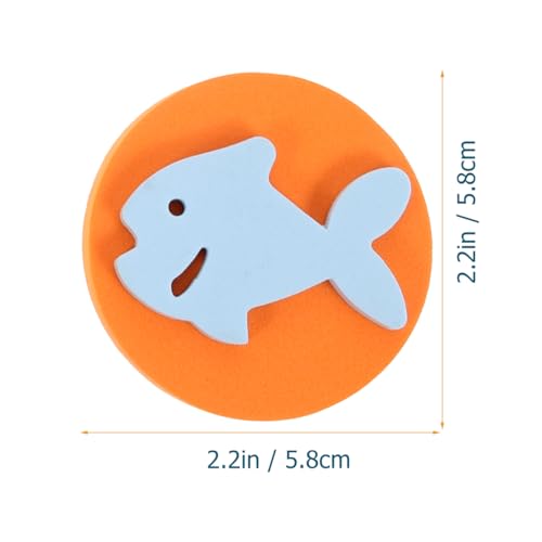 DOITOOL 6Pcs Kids Painting Sponge Stamps Set DIY Foam Seal with Ocean Animal Shapes for Preschool Craft Art Easy Clean Portable 2.28 Inch