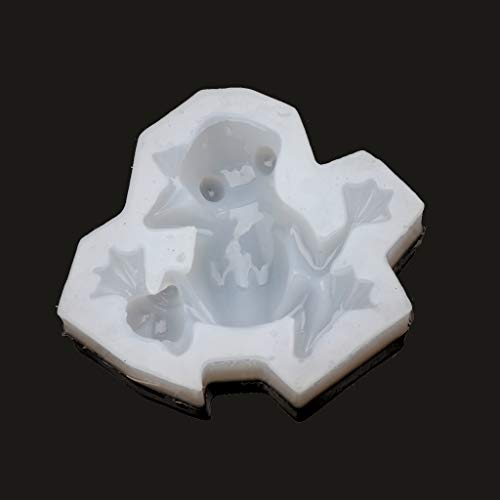 for Frog Shaped Animal Pendant Luggage Keychain Silicone Mold for Cake Decor Crystal Trinket Pendant Mold