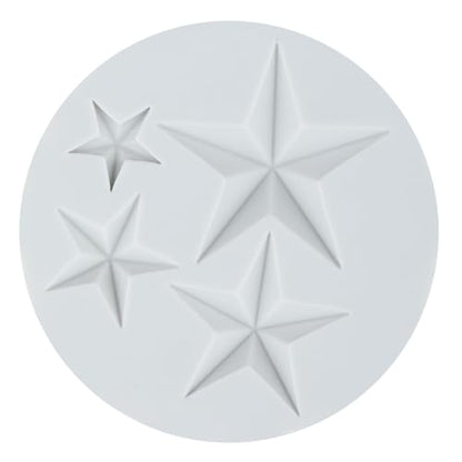 Star Polymer Clay Mold Five Pointed Star Silicone Molds for DIY Crafts Air Dry Plaster Polymer Clay Epoxy Resin Casting Jewelry Making - color: Style B