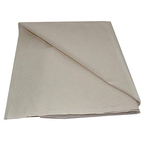 Mybecca Fine Arts Unprimed Cotton Canvas, 5 yds x 62" (Fold Pak) - size: 5 YARDS