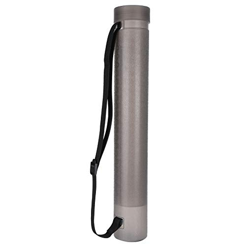 Circular Drawing Telescopic Painting Tube Matte Texture Art Supplies for Storage and Travel (Dark Gray)