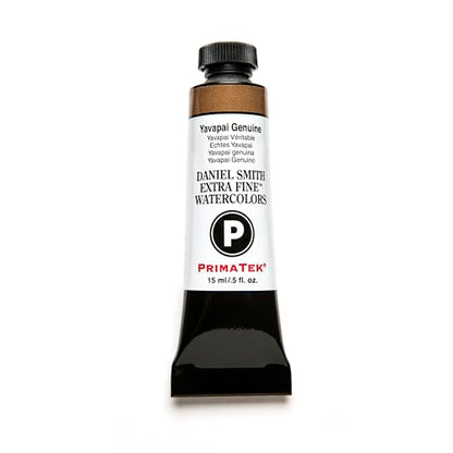DANIEL SMITH Extra Fine Watercolor 15ml Paint Tube, Yavapai Genuine, 0.5 Fl Oz (Pack of 1), Black - color: Black