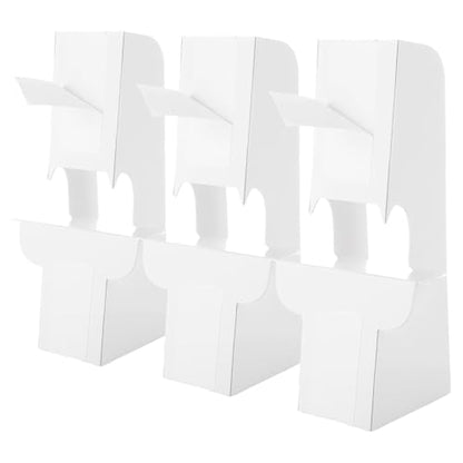 20 Pack Poster Stand Self-Stick Cardboard Easel Backs, Easy and Quick Application, 7.1" White Picture Frame and Art Easel Stand for Craft Projects, Posters, Signs and Photos