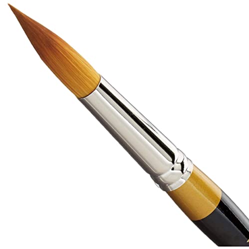 KingArt Original Gold 9020 Series, Premium Artist Brush, Golden TAKLON MAX Round-Size: 20 - size: 20