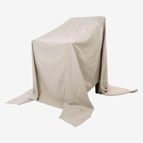 EZ Drop Painter's Large Canvas Fabric Drop Cloth for Painting (6 ft. x. 9 ft.) - size: 6 ft. x 9 ft.