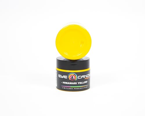 Eye Candy Resin Pigment Paste – Highly Pigmented Epoxy Color, 2 oz, Solid Non-Metallic, Mixable for Custom Shades (Himawari Yellow) - color: Himawari Yellow