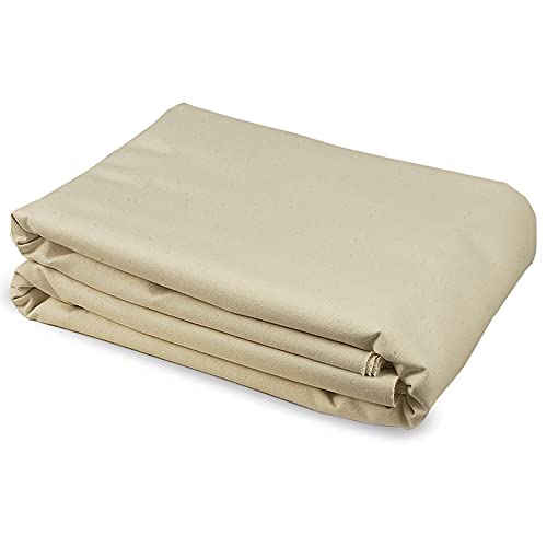 Creative Mark Unprimed Cotton Duck Deluxe Canvas - #12 12oz Folded Canvas - 60" x 6 Yards - Bulk Un-Stretched Duck Canvas Fabric for Artists - color: 12oz, size: 60" x 6 Yards