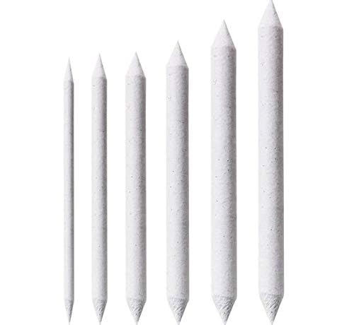Artist Blending Stump Pencil Drawing Blending Stick Smudging Stump Art Smudger Drawing Pastel Smudger Tortillon Stump Paper Stump Blending Charcoal Art Blenders Pencil Graphite Pencils 2 Sets 12PCS - color: 12PCS