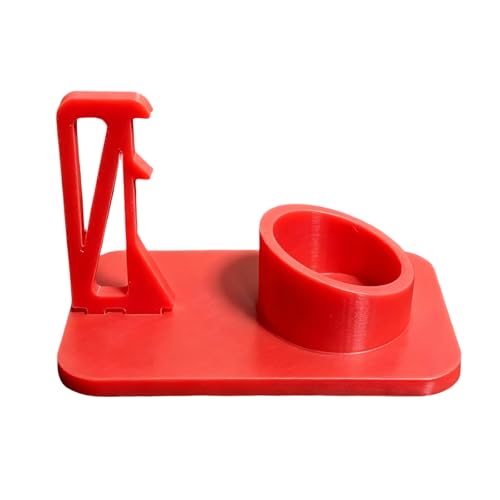 Paint Storage Rack Paint Holder for Miniature Models with Brush Drying Rack and Secure Bottle Slot Organizers - color: Red