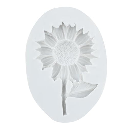 Sunflower Polymer Clay Mold Flower Silicone Molds for DIY Crafts Air Dry Plaster Polymer Clay Epoxy Resin Casting Jewelry Making - color: Style Q