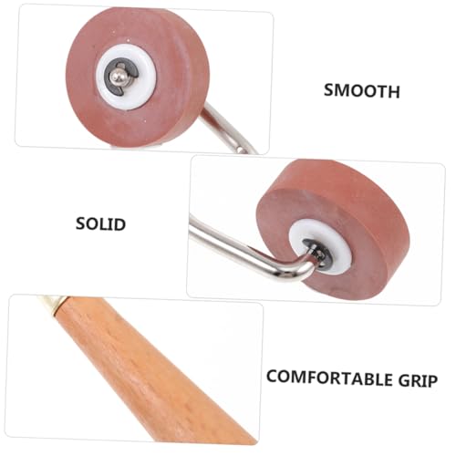 DIYEAH Mini Rubber Printmaking Roller Set for Art Crafts 2-Piece Ink Roller Tools for Beginners Smooth Inking Lightweight for Printing and Painting Projects