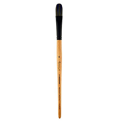 Princeton Catalyst Filbert Brush, Synthetic, Short Handle, Size 6, 1 Count - size: Size 6