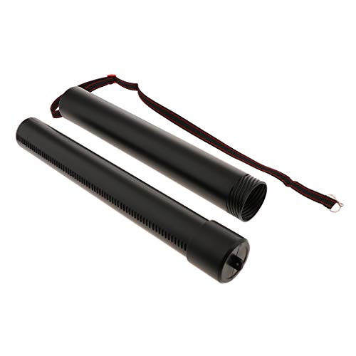Drawing Tube Blueprint Case Telescoping Art Tube Middle Plastic Black Storage Tube Expands from 20 to 35 Inches Waterproof Poster Tube with Strap