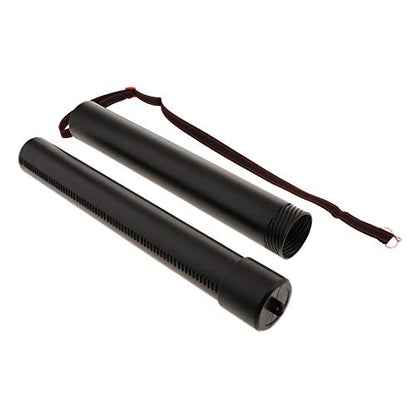 Drawing Tube Blueprint Case Telescoping Art Tube Middle Plastic Black Storage Tube Expands from 20 to 35 Inches Waterproof Poster Tube with Strap