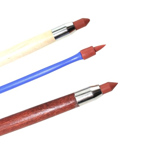 Maxmoral 3PCS Art Tools Dual Tip Eraser Pen Clay Clay Tool Clay DIY Sculpting Modelling Wiping Tool Ceramic Sculpture Tool