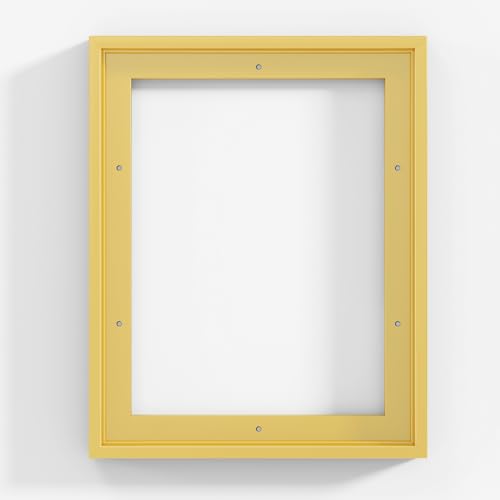 Venusmiles Canvas Frame 11x14 Frame for Canvas Painting Floating for 1" Deep, Floater for Canvas Artist Panel Oil Painting Wall Art Décor, Vertical or Horizontal Picture Wall Decor, Gold - color: Gold, size: 11x14, 1P