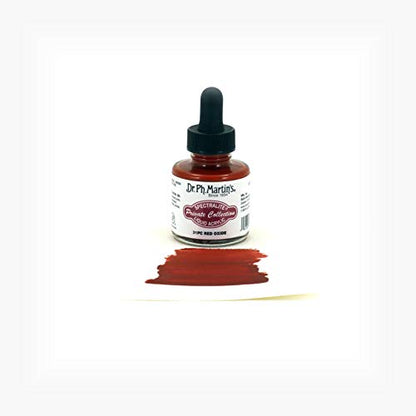 Dr. Ph. Martin's Spectralite Private Collection Liquid Acrylics (31PC) Arcylic Paint Bottle, 1.0 oz, Red Oxide, 1 Bottle