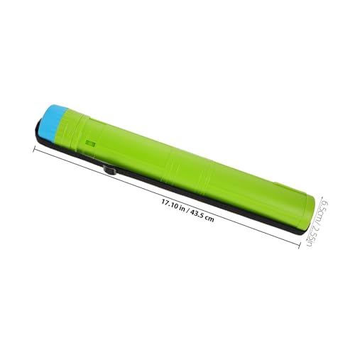 POPETPOP Telescoping Poster Tube with Shoulder Strap for Artworks and Blueprints, Plastic Two-section Design, Waterproof Document Storage Tube for Art Enthusiasts and Professional Artists,