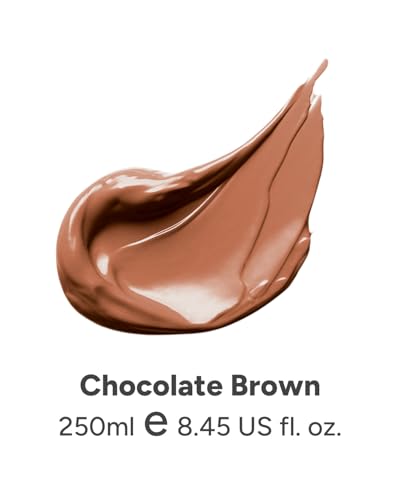 JusArt Acrylic Paint Chocolate Brown Tubes 250ml (8.45 oz), Non Toxic Craft Paint, No Fading Rich Pigment for Canvas Painting, Wood, Fabric, Clay, Stone, Ceramics Art Supplies for Artists, Adults - color: Brown