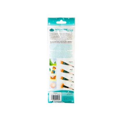 Royal & Langnickel Aqualon Wisp Filbert Artist Brush Set, 5-Piece - style: Filbert