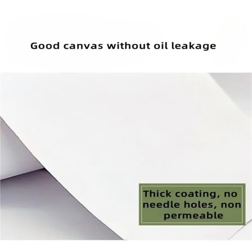 10M/Roll Cotton Canvas Roll,White Blank Specialized Suitable for Oil Painting, Pigments,27,37,47,57,67,77,87cm Wide(27cmx10m) - color: 27cmx10m