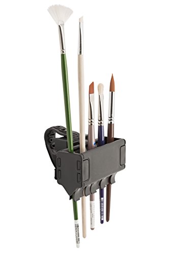Easy To Use Products Brush Grip Paintbrush Holder and Drying Rack/Caddy, Painting Supplies (Black) - size: 1 Pack