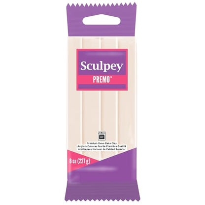 Polyform Sculpey Premo Polymer Oven-Bake Clay, Translucent, 8 oz bar